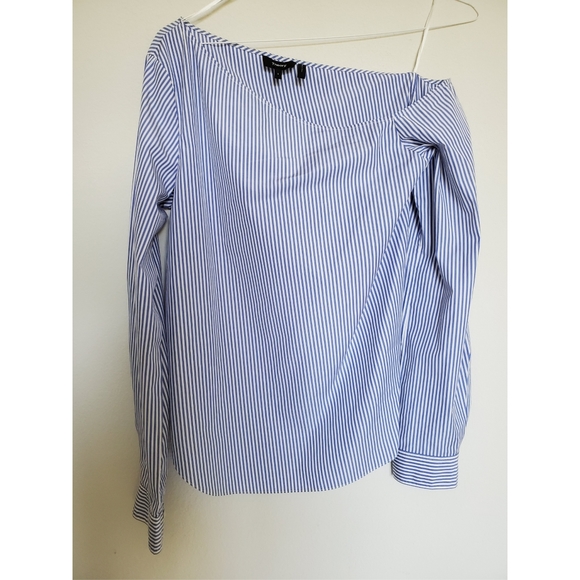 NWOT Theory Dalton Stripe Ulrika Top in Size Small - Picture 5 of 15